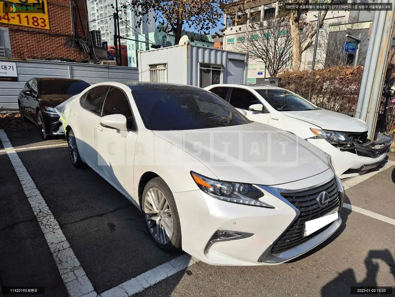 Photo 2 of 7: 2017 Lexus ES350, VIN JTHBK1GGXH2259007 — Korean insurance auction