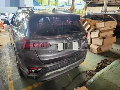 Photo 1 of 34: 2019 Hyundai Santa Fe TM, VIN KMHS381BBKU155508 — Korean insurance auction