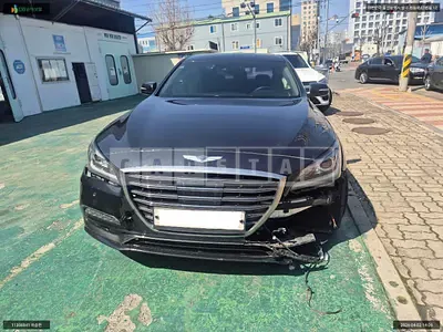 Photo 1 of 30: 2019 Hyundai Genesis G80, VIN KMHGL41DBKU314283 — Korean insurance auction
