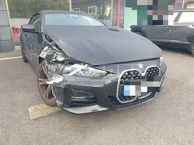 Photo 1 of 15: 2022 BMW 420i Convertible — Korean insurance auction