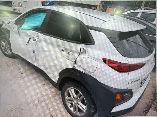 Photo 2 of 5: 2019 Hyundai Kona, VIN KMHK4815GKU420590 — Korean insurance auction