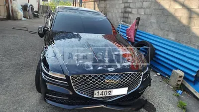 Photo 1 of 18: 2020 Genesis G80, VIN KMTGB41CDMU008177 — Korean insurance auction