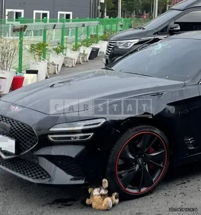 Photo 1 of 7: 2020 Genesis G70 3.3T, VIN KMTG641EBMU078619 — Korean insurance auction