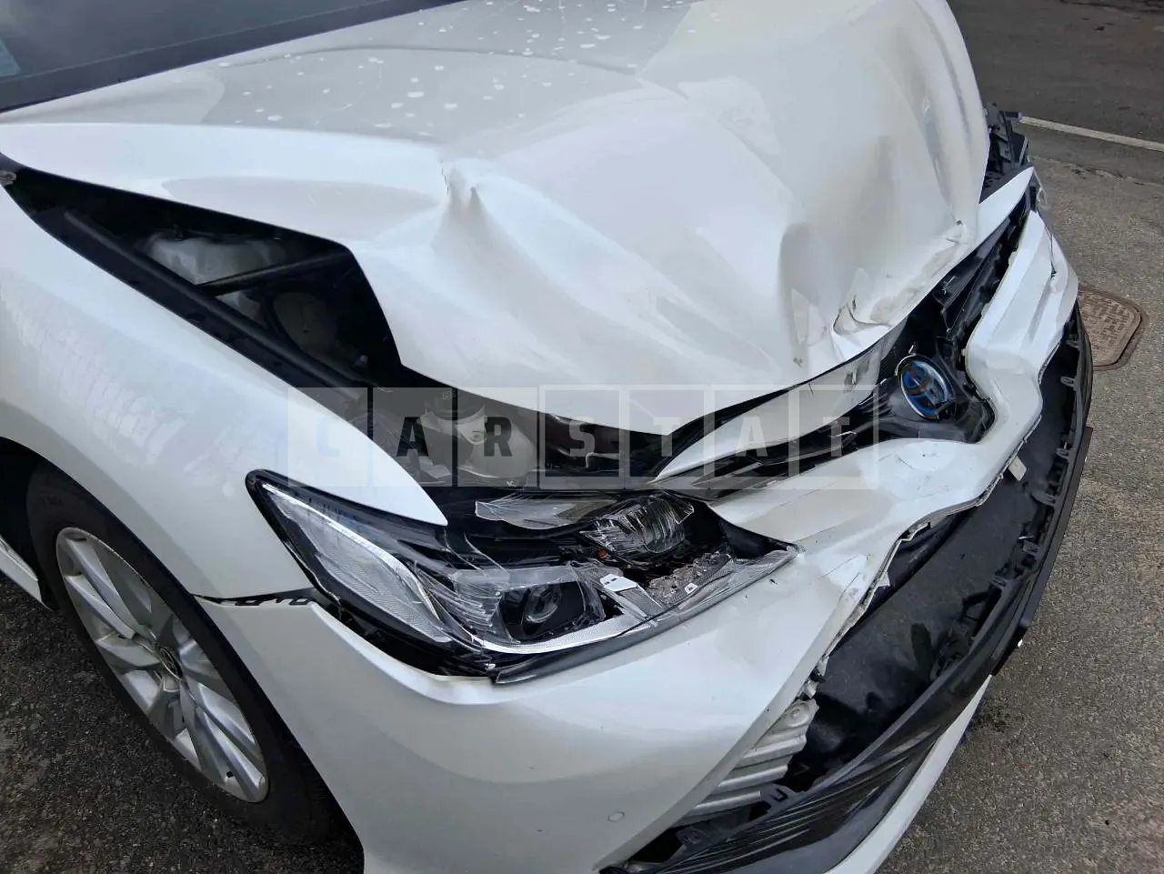 Photo 2 of 18: 2020 Toyota Camry Hybrid LE, VIN JTNB21HK0L3078324 — Korean insurance auction