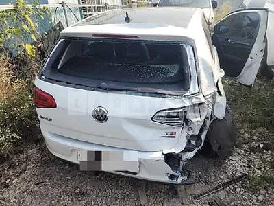 Photo 1 of 10: 2015 Volkswagen Golf 1.4 TSI, VIN WVWZZZAUZFW012378 — Korean insurance auction