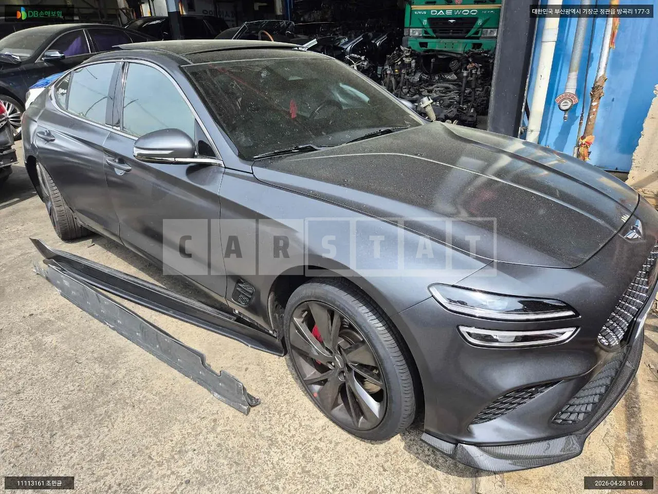 Photo 2 of 19: 2021 Genesis G70, VIN KMTG641EBMU078844 — Korean insurance auction