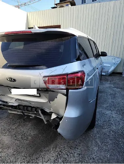 Photo 2 of 15: 2016 Kia Carnival, VIN KNAMB81ABGS154345 — Korean insurance auction