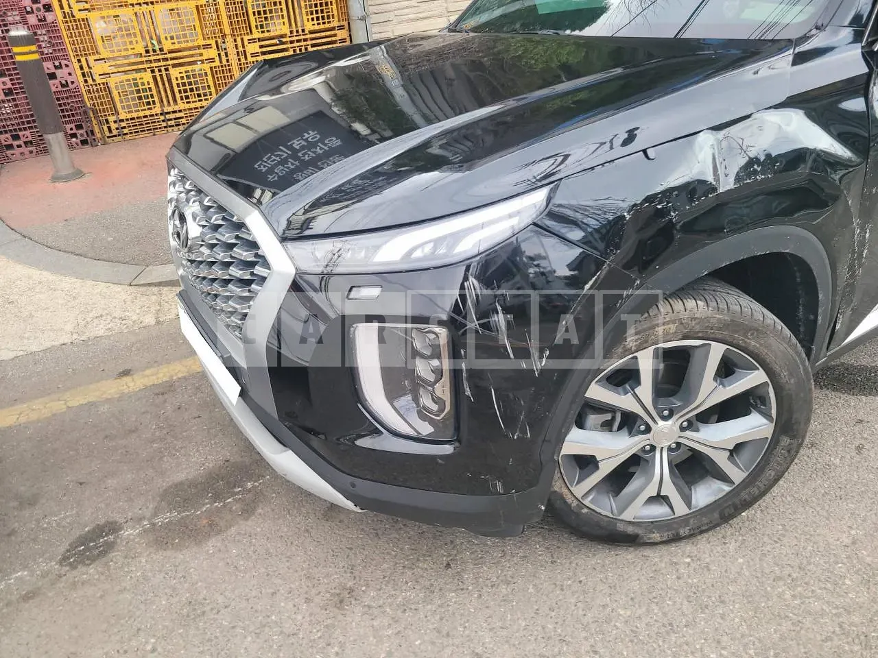 Photo 2 of 13: 2020 Hyundai Palisade, VIN KMHR381EBLU125778 — Korean insurance auction