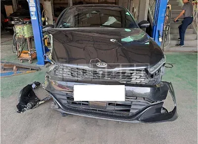 Photo 1 of 18: 2020 Kia K5, VIN KNAG341ABLA055286 — Korean insurance auction