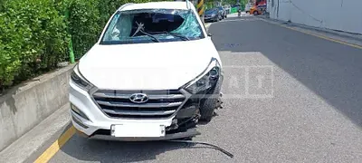 Photo 1 of 12: 2016 Hyundai Tucson, VIN KMHJ381ABGU047278 — Korean insurance auction