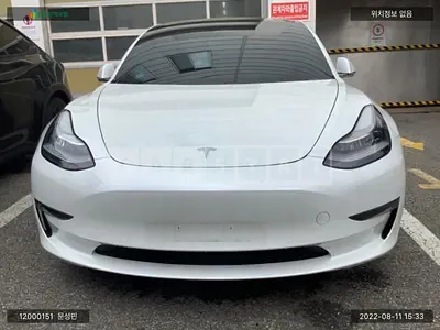 Photo 1 of 10: 2020 Tesla Model 3 Long Range, VIN 5YJ3E1EB9LF724998 — Korean insurance auction