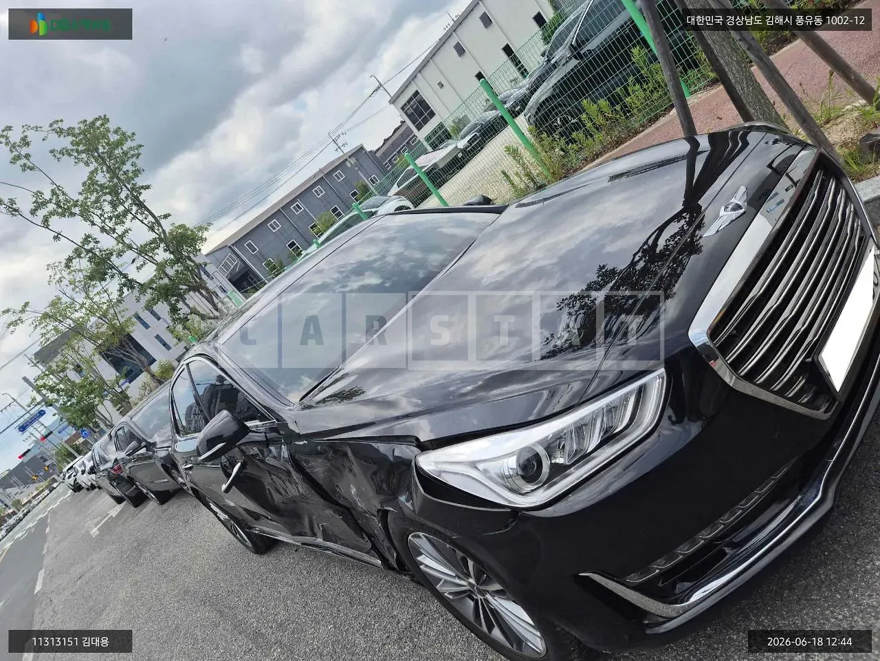 Photo 2 of 20: 2018 Hyundai Genesis EQ900, VIN KMHG141ABJU049813 — Korean insurance auction