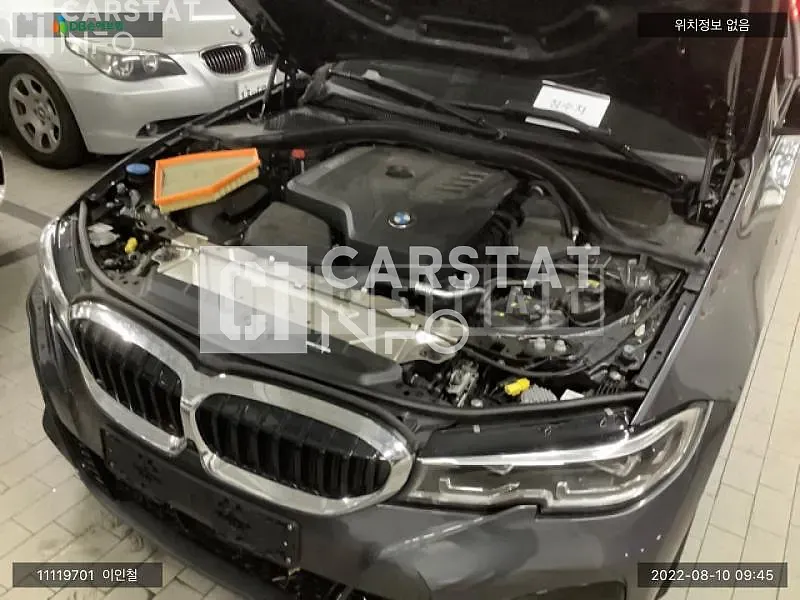 Photo 2 of 10: 2021 BMW 320i, VIN WBA5X5103MFK75519 — Korean insurance auction