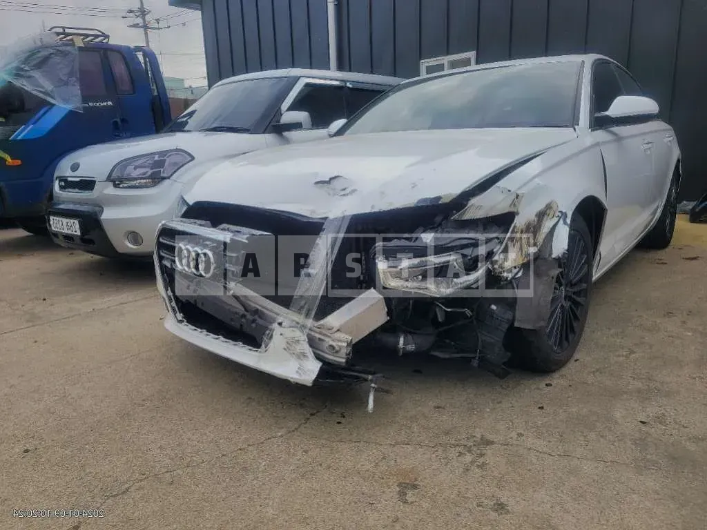 Photo 2 of 9: 2015 Audi A6 35 TDI, VIN WAUZZZ4G0FN020329 — Korean insurance auction