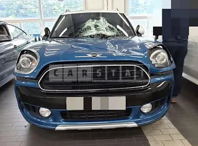 Photo 1 of 23: 2017 MINI Cooper S Countryman ALL4, VIN WMWYU110XH3B69030 — Korean insurance auction