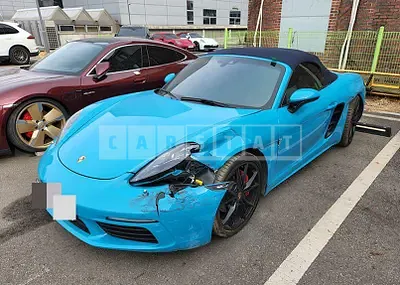 Photo 1 of 10: 2020 Porsche 718 Boxster, VIN WP0CA2987LS210070 — Korean insurance auction