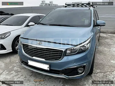 Photo 1 of 8: 2016 Kia Carnival, VIN KNAMC81ABGS197493 — Korean insurance auction