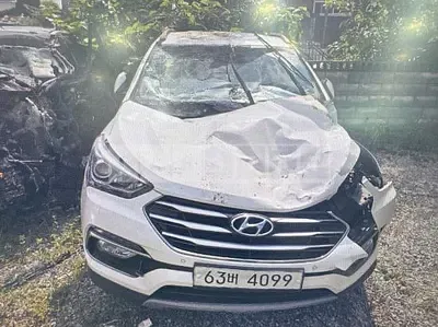 Photo 1 of 8: 2018 Hyundai Santa Fe — Korean insurance auction
