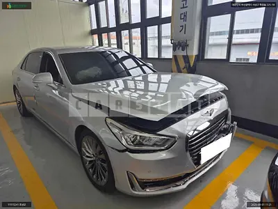 Photo 1 of 11: 2017 Hyundai Genesis EQ900, VIN KMHG241ADJU040517 — Korean insurance auction