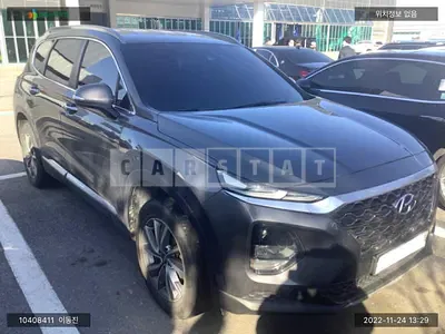 Photo 1 of 9: 2019 Hyundai Santa Fe, VIN KMHS281BBLU225063 — Korean insurance auction