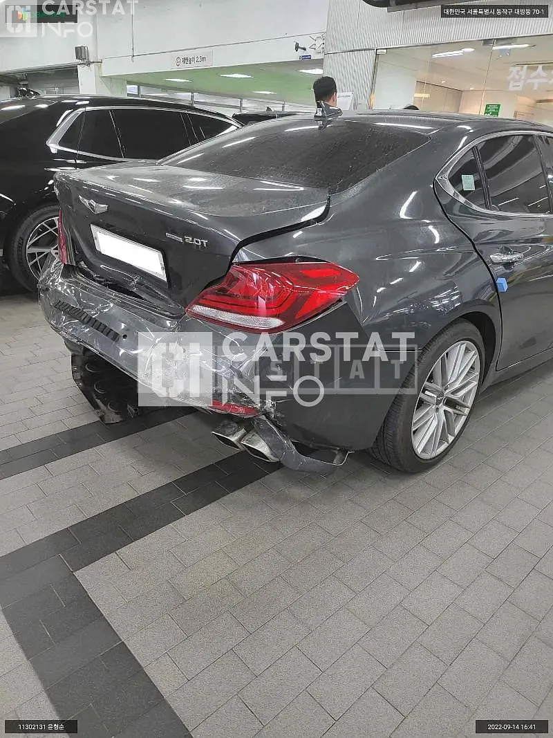 Photo 2 of 13: 2019 Genesis G70, VIN KMTG341ADKU034707 — Korean insurance auction