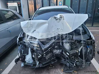 Photo 1 of 21: 2023 Hyundai Tucson, VIN KMHJE81BGPU221856 — Korean insurance auction