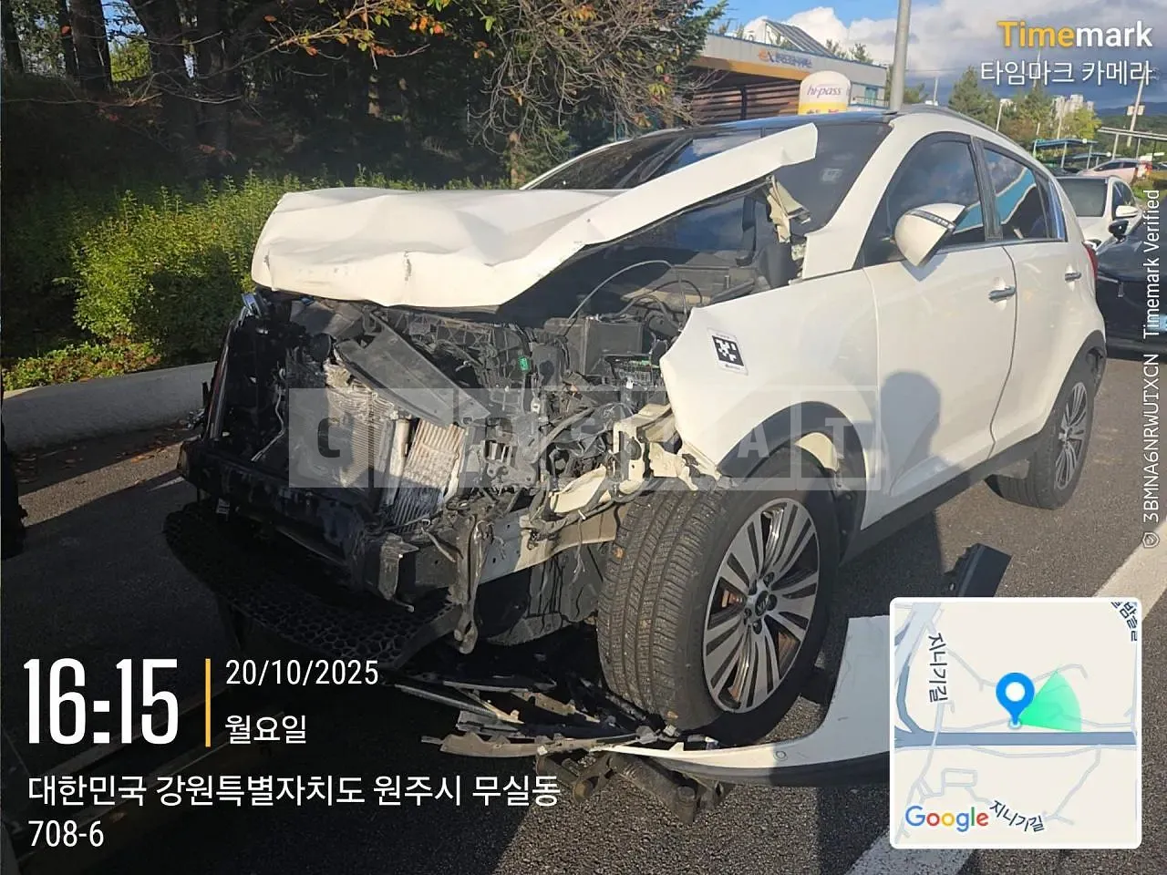 Photo 2 of 5: 2015 Kia Sportage, VIN KNAPE813BFK751547 — Korean insurance auction
