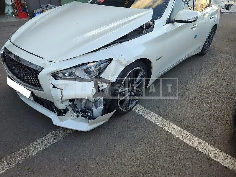 Photo 2 of 22: 2016 Infiniti Nissan Q50S Hybrid, VIN JNKAV71E2GM580197 — Korean insurance auction