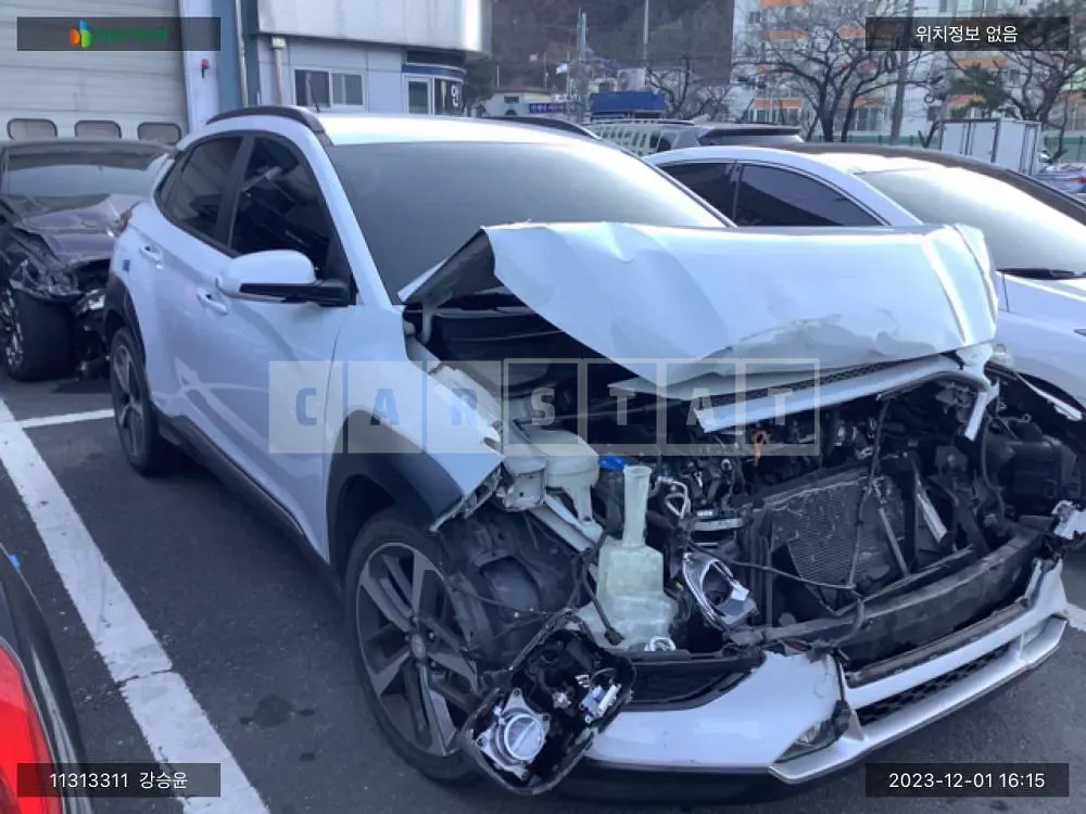Photo 2 of 10: 2018 Hyundai Kona, VIN KMHK5816GJU076356 — Korean insurance auction