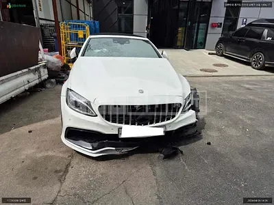 Photo 1 of 9: 2017 Mercedes-Benz C200 Cabriolet, VIN WDDWK4CB9HF508278 — Korean insurance auction