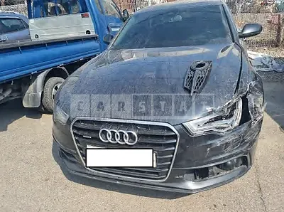 Photo 1 of 8: 2015 Audi A6 45 TDI quattro, VIN WAUZZZ4G0FN046199 — Korean insurance auction