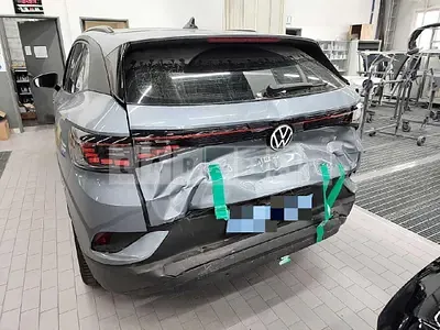 Photo 1 of 10: 2022 Volkswagen ID.4 Pro, VIN WVGZZZE2ZNP044159 — Korean insurance auction
