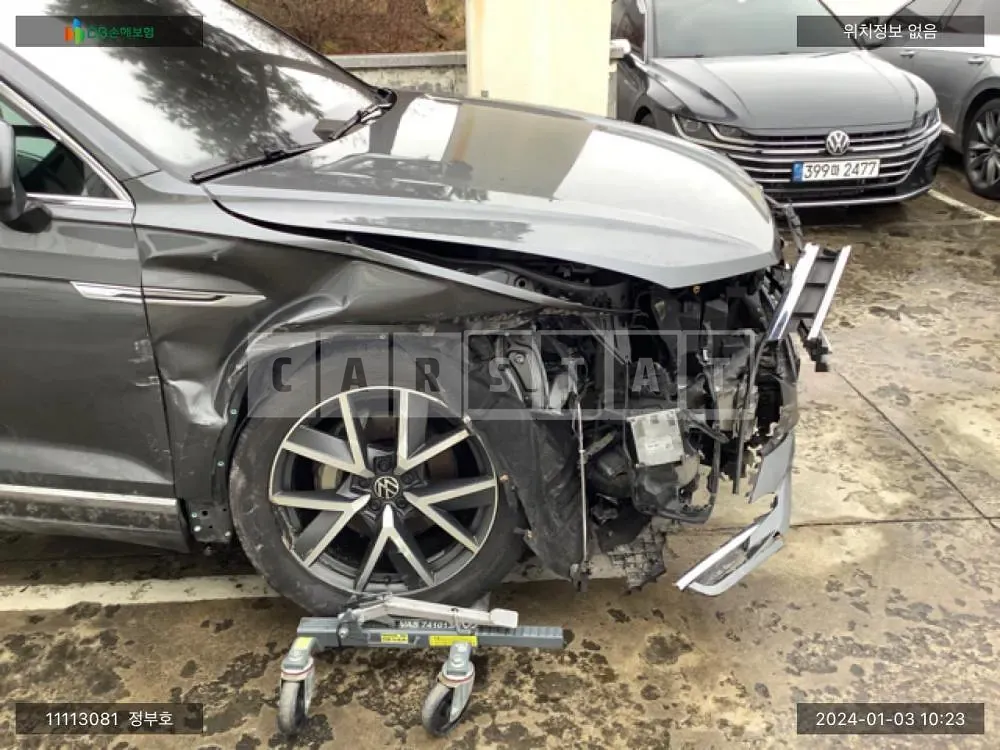 Photo 2 of 20: 2021 Volkswagen Touareg 3.0 TDI, VIN WVGZZZCRZMD002779 — Korean insurance auction