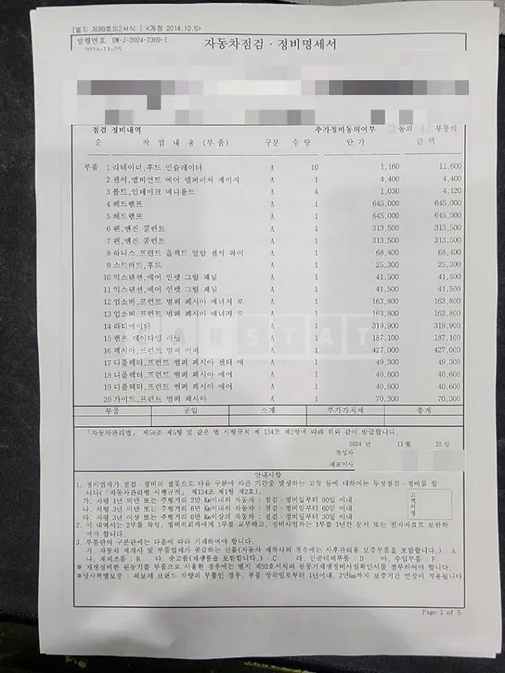 Photo 2 of 11: 2016 Chevrolet Impala 2.5 — Korean insurance auction