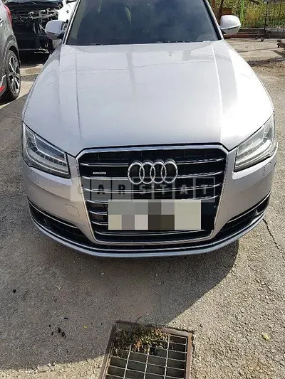 Photo 1 of 15: 2014 Audi A8L 60 TDI quattro, VIN WAUZZZ4H6FN014740 — Korean insurance auction