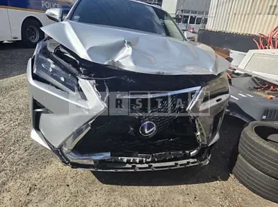 Photo 1 of 14: 2017 Lexus RX450h, VIN JTJBGMCA4H2024556 — Korean insurance auction