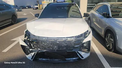 Photo 1 of 26: 2025 Hyundai Tucson, VIN KMHJC81BHSU409675 — Korean insurance auction