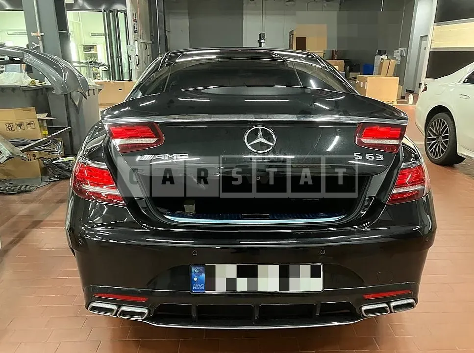 Photo 2 of 28: 2018 Mercedes-Benz S63 4Matic + Coup, VIN WDDXJ8JB5JA033524 — Korean insurance auction