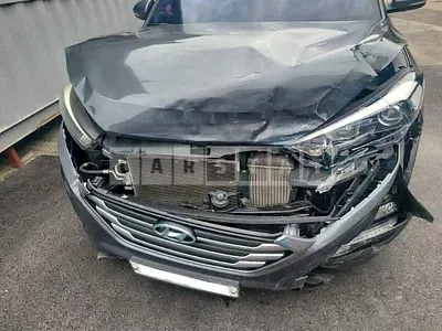 Photo 1 of 14: 2016 Hyundai Tucson, VIN KMHJ381ABHU349286 — Korean insurance auction