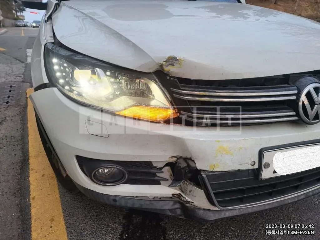 Photo 2 of 8: 2016 Volkswagen Tiguan 2.0 TDI BMT, VIN WVGZZZ5NZGW011321 — Korean insurance auction