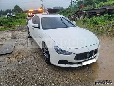 Photo 1 of 40: 2017 Maserati Ghibli, VIN ZAM57XSG2H1228765 — Korean insurance auction