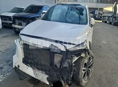 Photo 1 of 22: 2019 Hyundai Santa Fe, VIN KMHS281BBKU082980 — Korean insurance auction