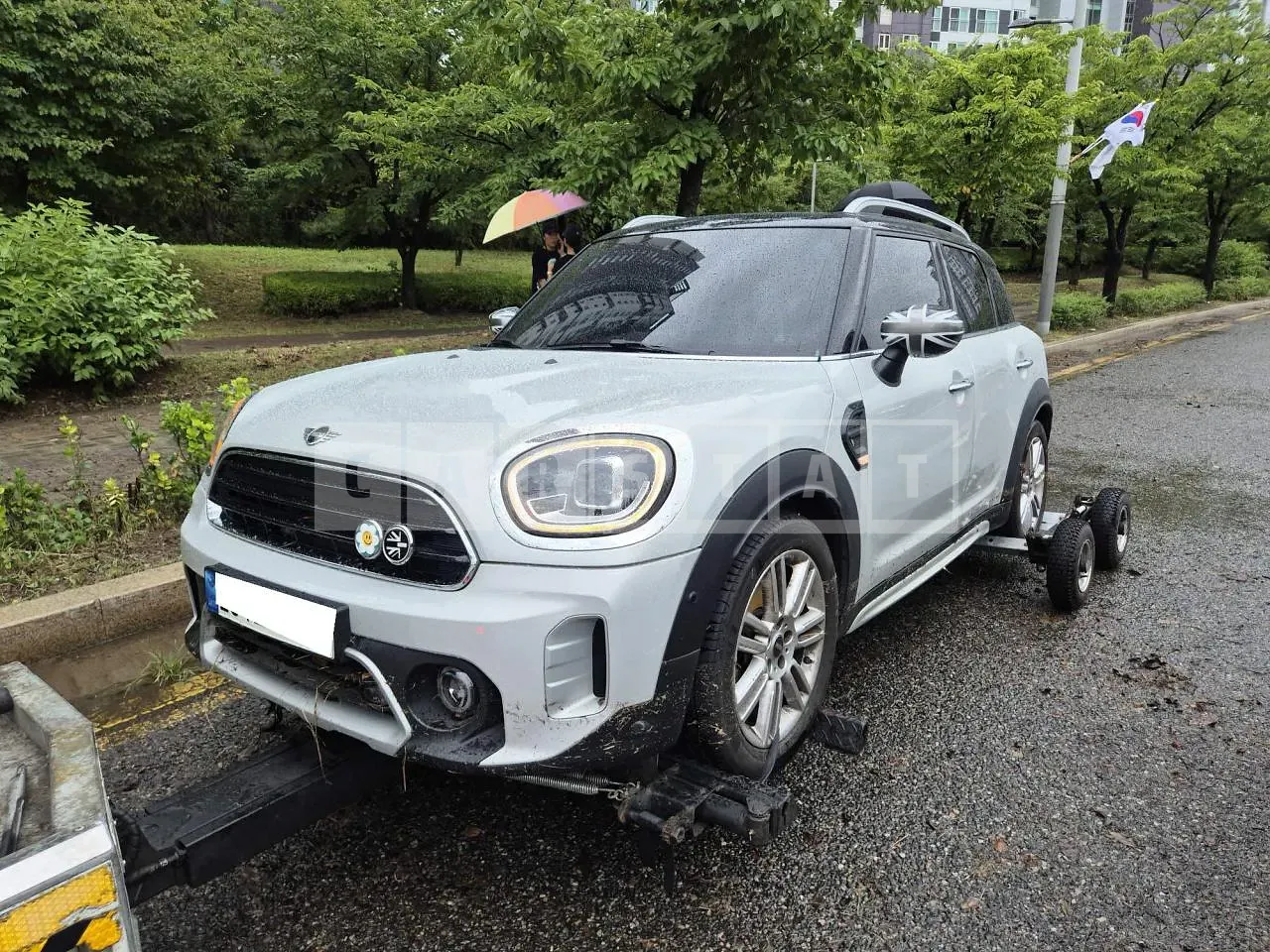 Photo 2 of 14: 2021 MINI Cooper Countryman, VIN WMW31BR08N3N65608 — Korean insurance auction