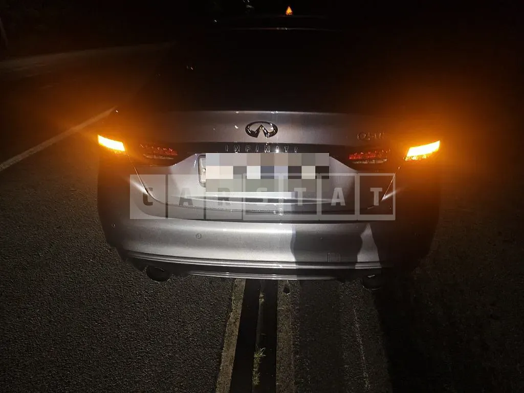 Photo 2 of 6: 2018 Infiniti Q50S Hybrid, VIN JNKAV71E2JM170457 — Korean insurance auction