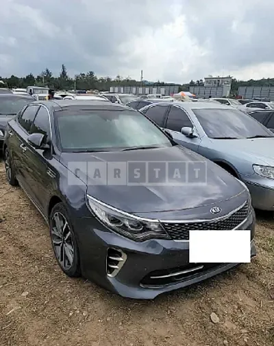 Photo 1 of 8: 2017 Kia K5, VIN KNAGW415GHA111667 — Korean insurance auction