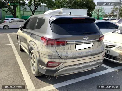 Photo 1 of 5: 2019 Hyundai Santa Fe, VIN KMHS281BBKU158394 — Korean insurance auction