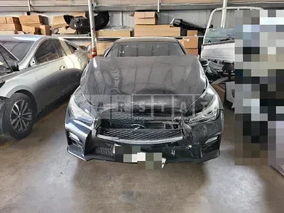 Photo 1 of 15: 2017 Infiniti Q50S Hybrid, VIN JNKAV71E6HM150125 — Korean insurance auction