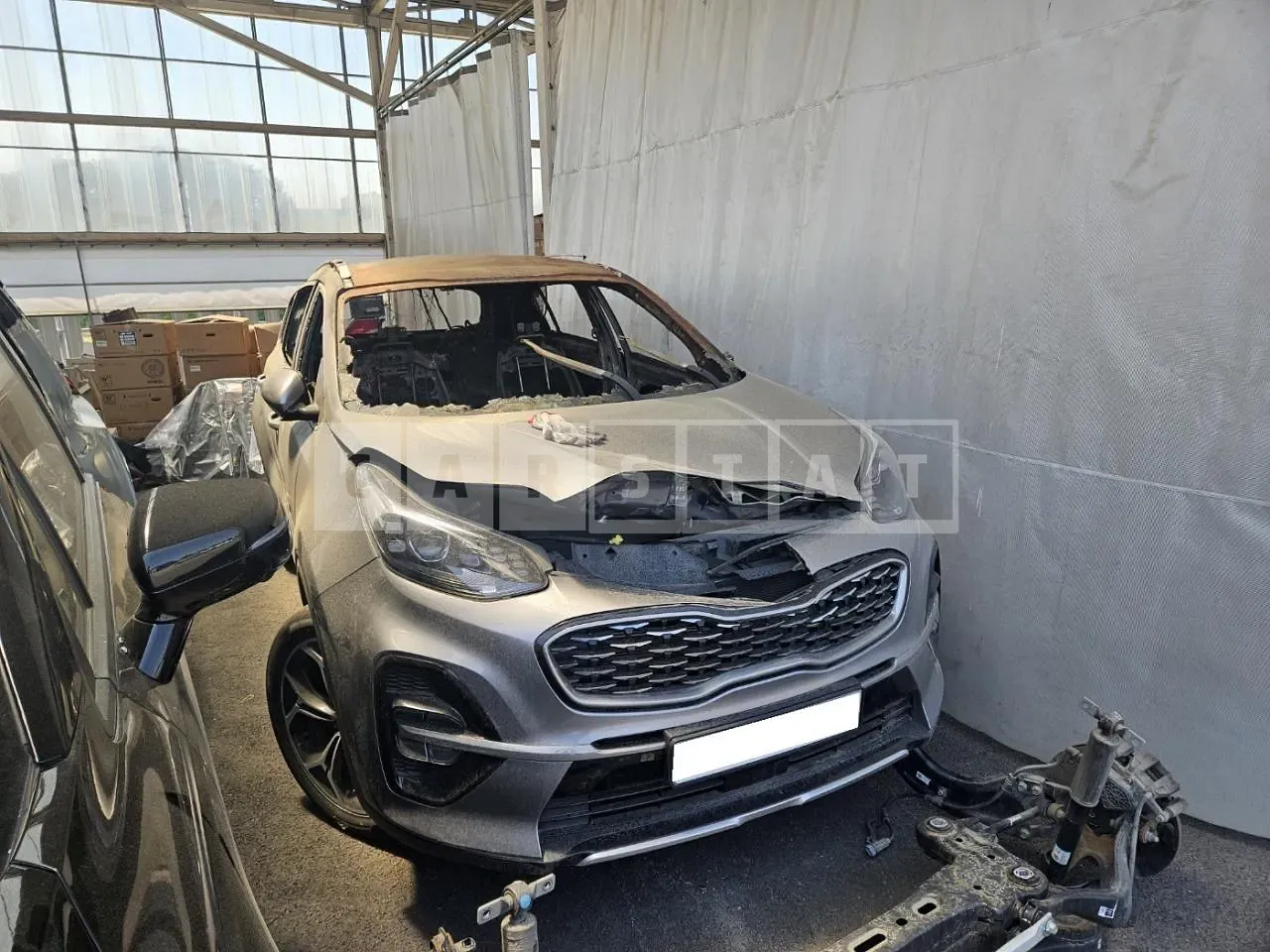 Photo 2 of 21: 2019 Kia Sportage, VIN KNAP681ABLK745094 — Korean insurance auction