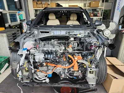 Photo 1 of 50: 2023 Hyundai Kona, VIN KMHHC811GPU001084 — Korean insurance auction
