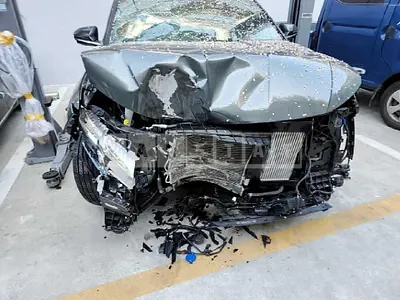 Photo 1 of 7: 2022 Hyundai Tucson, VIN KMHJE811BNU046368 — Korean insurance auction